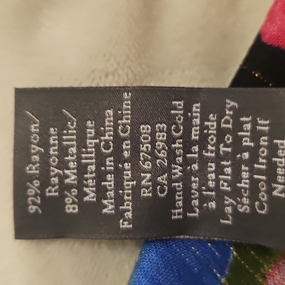 NWT Vince Camuto Exotic Blooms Crinkle Topper Open Front OS - Picture 13 of 13